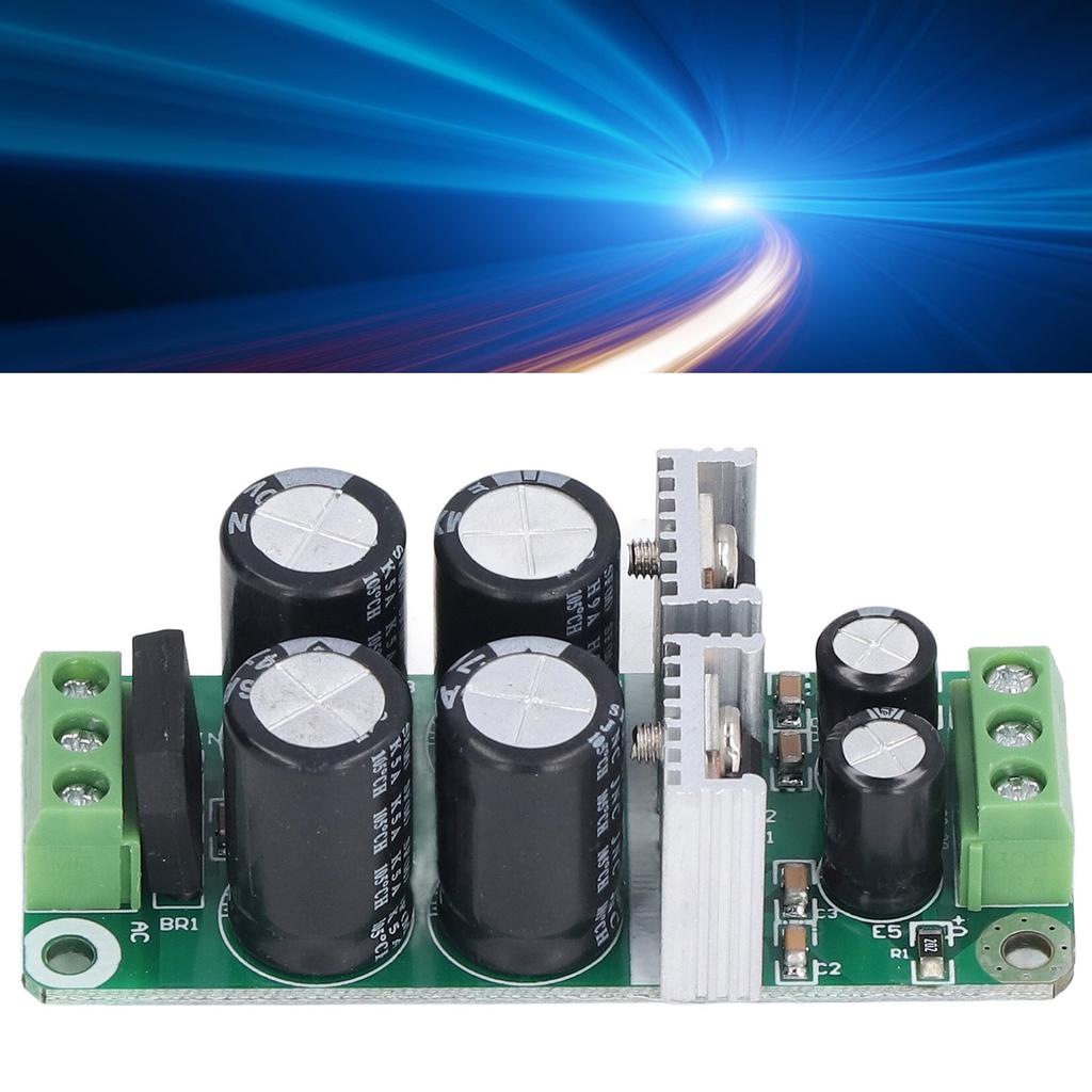 Плата фильтра, отрицательный положительный выпрямитель, операционный усилитель, двойной регулятор напряжения, 12 В, 470 мкФ