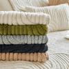 Эксклюзивная подушка для дивана из плюша Shu Cotton Velvet кремового цвета - Осень/Зима 2025, Утолщенный нескользящий чехол
