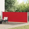 Retractable Side Awning 140 x 600 cm Red