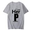 I Love His D P T-shirts Love His Dedication T Shirts, Love Her Personality Tees , Couples Sexy Matching Tops