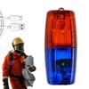 1 шт. Полицейский фонарь Светодиодный Красно-синий Наплечный фонарь Предупреждение Аварийный Предупреждающий Свет Безопасности Перезаряжаемый от USB с Клипсой