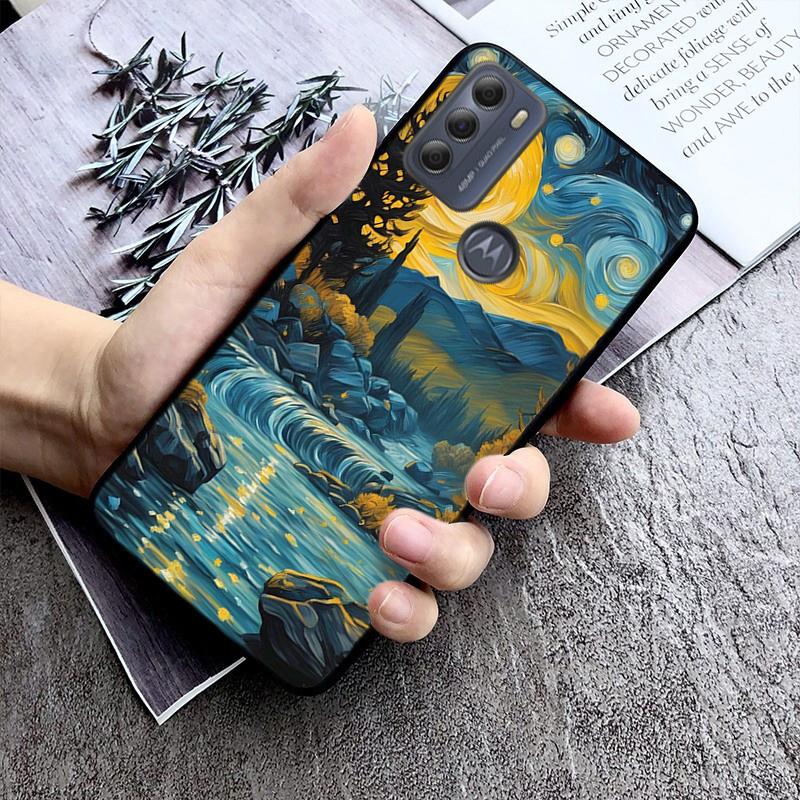 Эстетический чехол для телефона «Звездное небо» для Moto G84 G22 G32 G42 G52 G62 G53 G72 G60 G60S G100 G10 G20 G30 G13 G50 G 5G G Pure