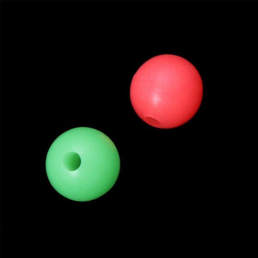 100 шт/пакет 4/5/6/8 мм Пластиковые Морские Светящиеся Шарики Стопоры Поплавки Бусины Светящийся Свет