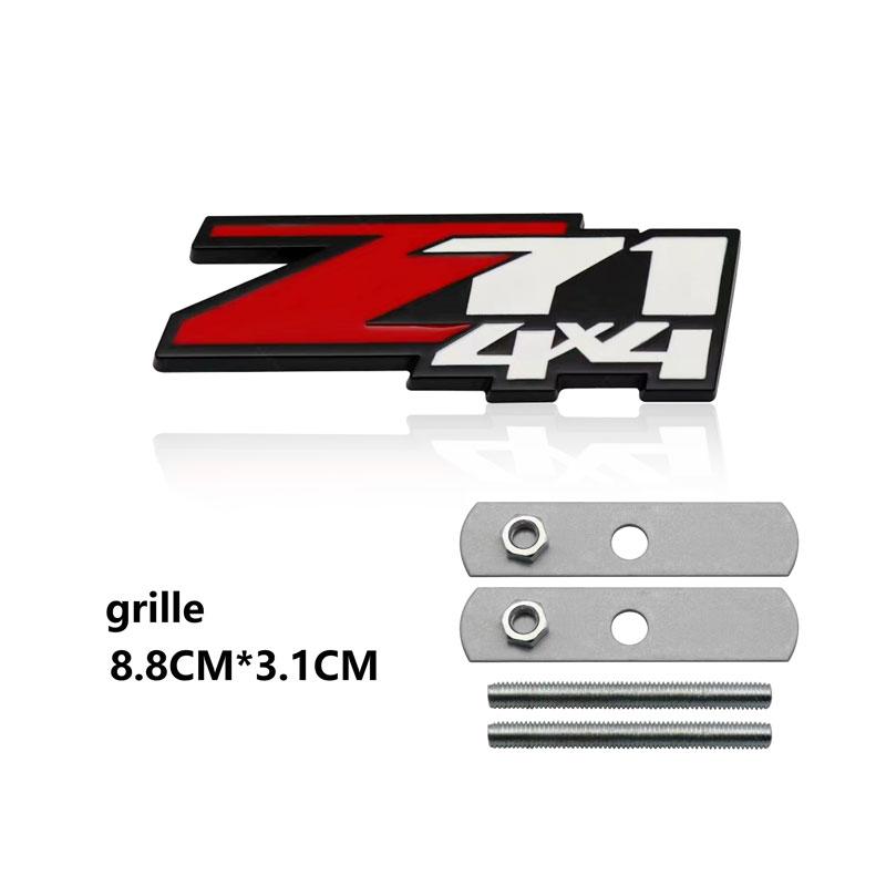 3D металлический значок Z71 4 * 4 на переднюю решетку радиатора автомобиля для траверса автомобиля TAHOE COLORADO, наклейка с логотипом на багажник автомобиля