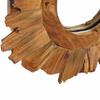 Wall Mirror 40 cm Teak Round