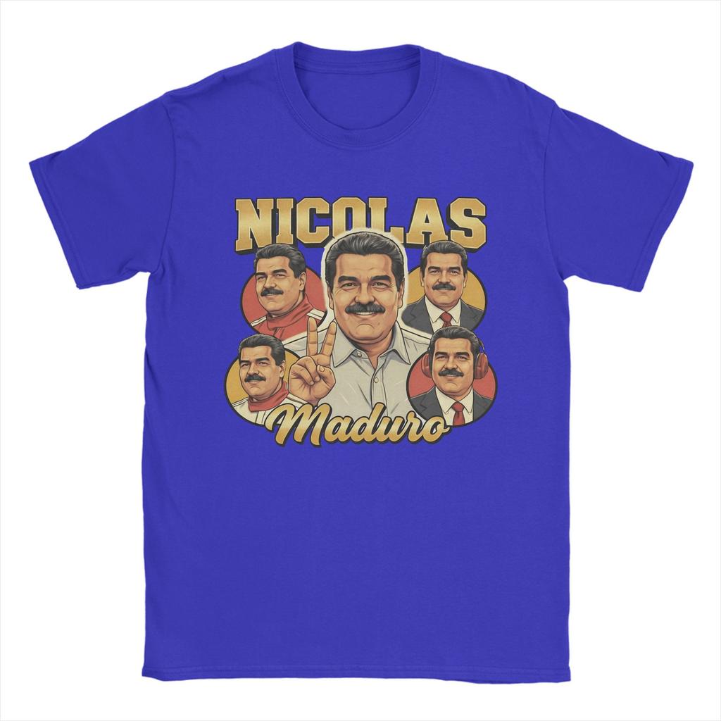 Venezuela Captures onsite Maduro Tshirt 2026 Summer Mens Luxury Fashion Cotton Fun Tshirt Round Neck Street Wear Y2K Gift