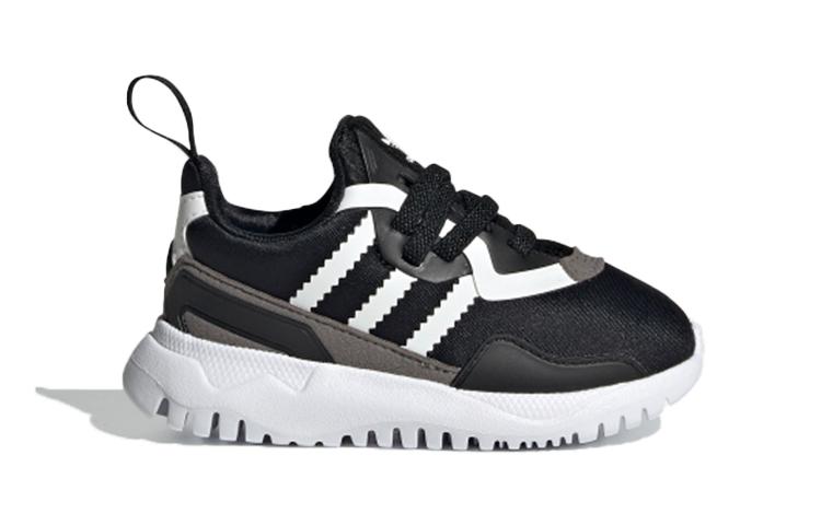 Adidas Originals Flex Collection Breathable Low top Toddler Shoes Black White Gray Infant And Toddler FX5327