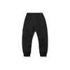 Li Ning Sports Fashion Series Patterned Knitted Cuffed Sweatpants Women Bottoms Black AKLR174-1