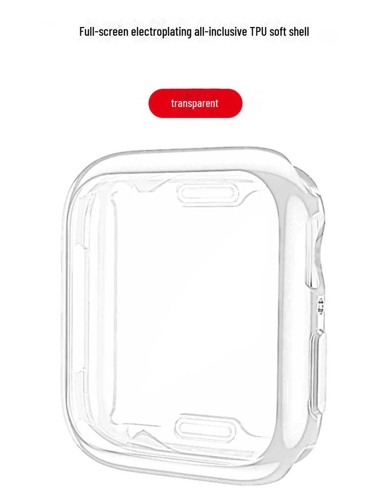 Transparent TPU Soft Shell Protective Case for Apple iWatch Series 10/9/8