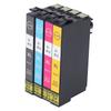 812XL Ink Cartridge Set Black Cyan Magenta Yellow Remanufactured Ink Cartridge for Workforce Pro