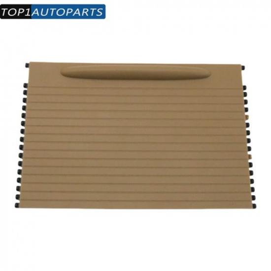 Front Console Cup Holder Roller Blind Cover Beige For 2003-2010 Porsche Cayenne