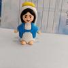 Маленькая фигурка Миниатюрная фигурка для игры в прятки Классические религиозные подарки Христос Спаситель для воскресной Пасхи Наполнители для яиц Подарок на крещение