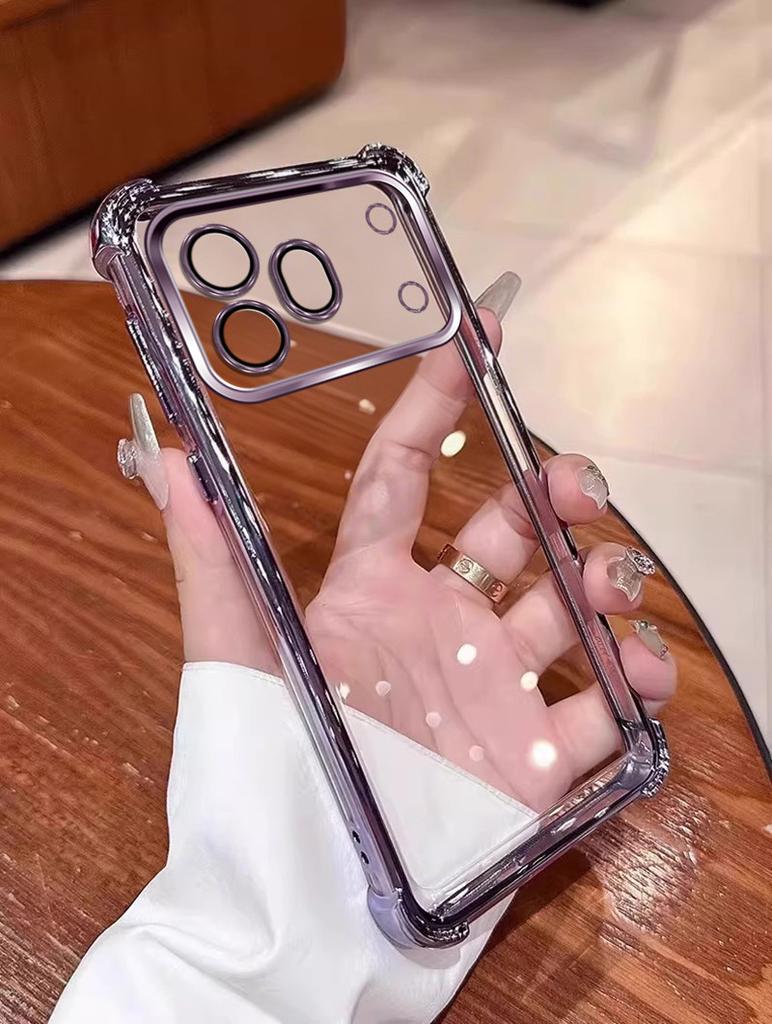 Чехлы для Honor 600 Pro Покрытие Защитная пленка для объектива Чехол для телефона Для Honor 600 Pro Прозрачный Чехол-бампер с защитой 'воздушная подушка'