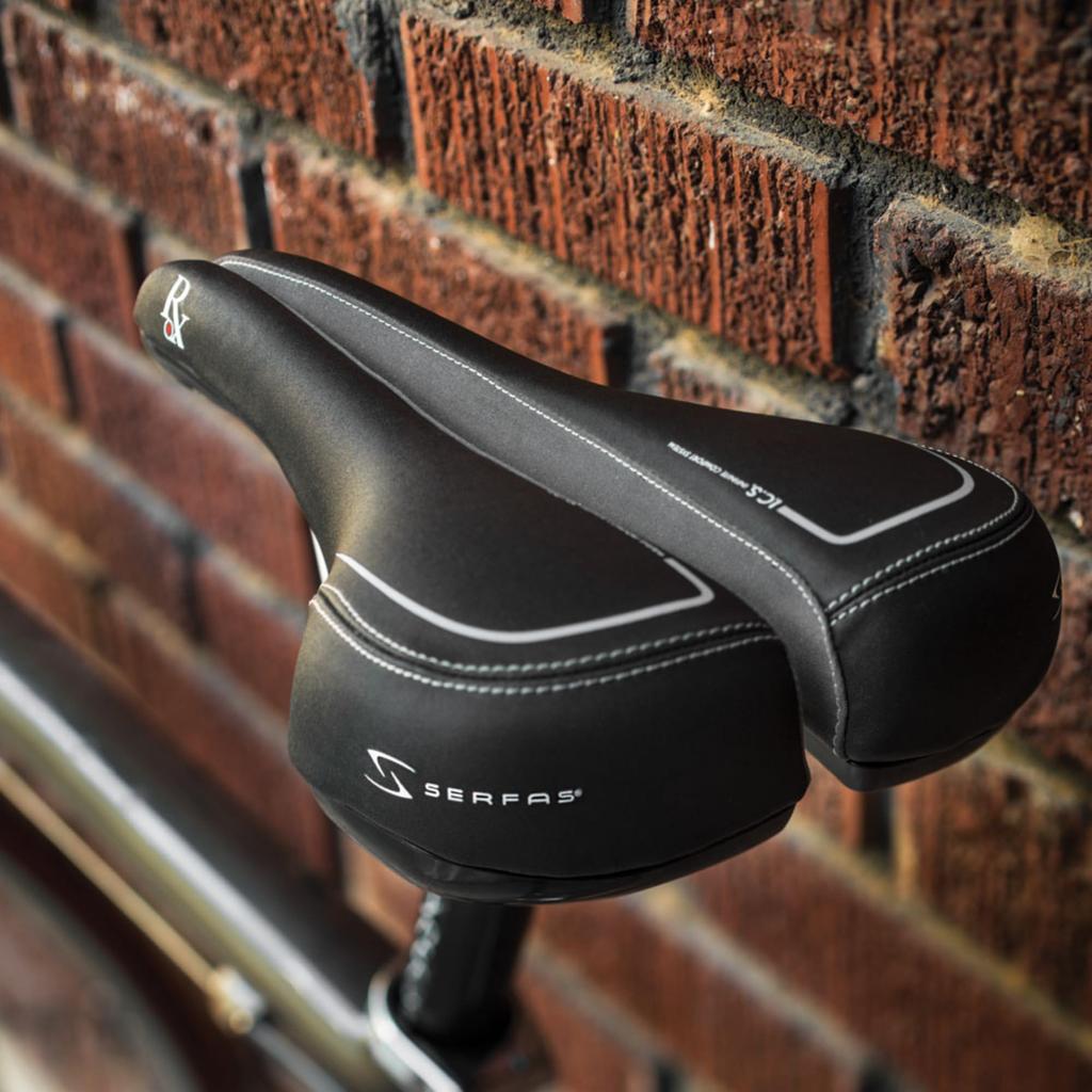 SERFAS 279X152 Comfortable Bicycle Saddle MH-RX Shock-Absorbing High-Performance