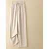 Real Shot Summer New Literary Loose Casual Nine-point Wide-leg Pants Women