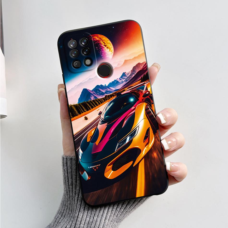 For Tecno Pova Case LD7 LD7j Fashion Marble Cover Matte Phone Case For Tecno Pova Soft Silicone Fundas 6.8'' Back Cover Bumper
