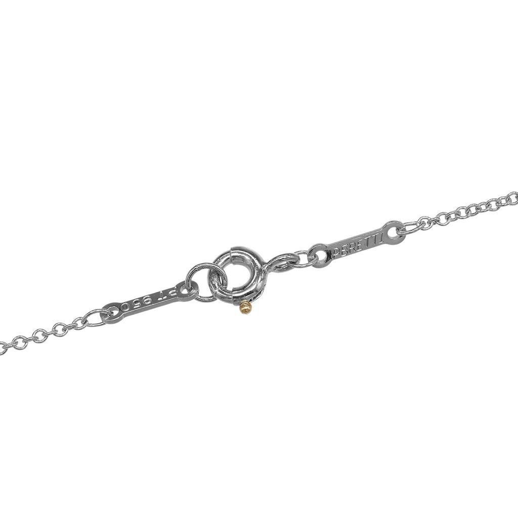 TIFFANY&Co. Точки Крест Ожерелье Pt950Платина/алмаз 4.1г Женское Б/у