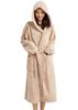 Gemma Plus Fluffy and Lightweight Perfect for Moms and Single Microfiber Beige Quality Bathrobe, Women's Nightgown, Loungewear, Parents, Toweling,