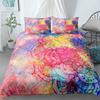 Mandala King Queen Duvet Cover Bohemian Bedding Set For Teens Adults Girls Exotic Ethnic Floral 2/3pcs Polyester Comforter Cover