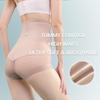 Flarixa Тонкие трусики из ледяного шелка, сетчатый материал, дышащие брюки с высокой талией, корректирующее белье, женское нижнее белье, трусы для девочек