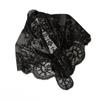 French Style Lace Triangle Scarf Elegant Wedding Headscarf Fashion Crochet Head Scarf  Party