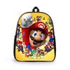 Мультяшный Марио Веселая графика Детский школьный рюкзак из легкого материала Оксфорд