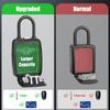 Key Lock Box Outdoor with Code, Large Key Lockbox for Keys Outside Portable Lock box for Keys, 4 Digit Combination Key Safe Storage, Waterproof