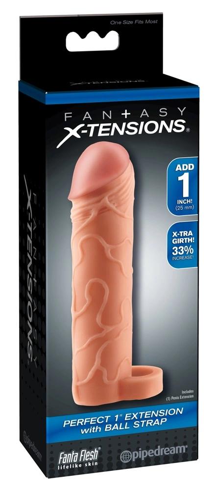 Fantasy X-Tensions - Penis Sleeve 33% Bigger Penis +2.5cm Flesh