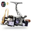 New 3000-6000 Series Spinning Fishing Reel Professional 4.9:1 Gear Ratio Carp Reel Carp Seawater Freshwater Dual Unloading Fishing Reel