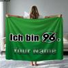 1PC Hannover 96 Custom Name Patterned Flannel Blanket Suitable For All Seasons for Home Decor Warmth and Comfort Gifts Holiday Present