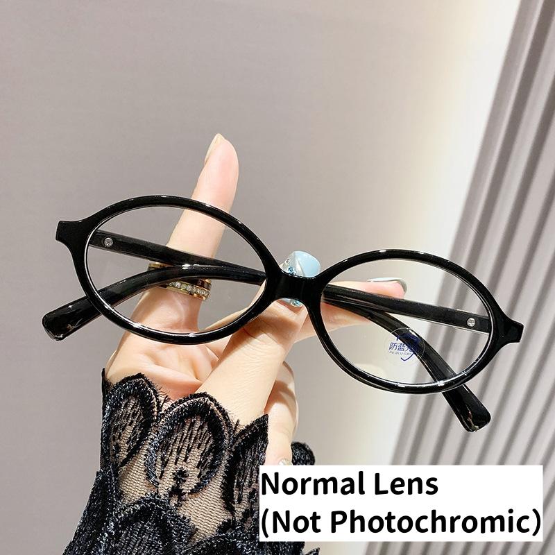 Овальная оправа Фотохромные очки для близорукости Унисекс Меняющие цвет Минусовые диоптрии Очки Винтажные уличные солнцезащитные очки для мужчин и женщин