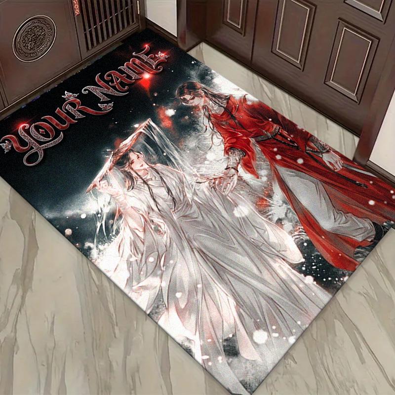 Name Custom Xie Lian and Hua Cheng Carpet Rug for Living Room Bedroom Home Sofa Decoration,Kids play Non-slip Floor Mat