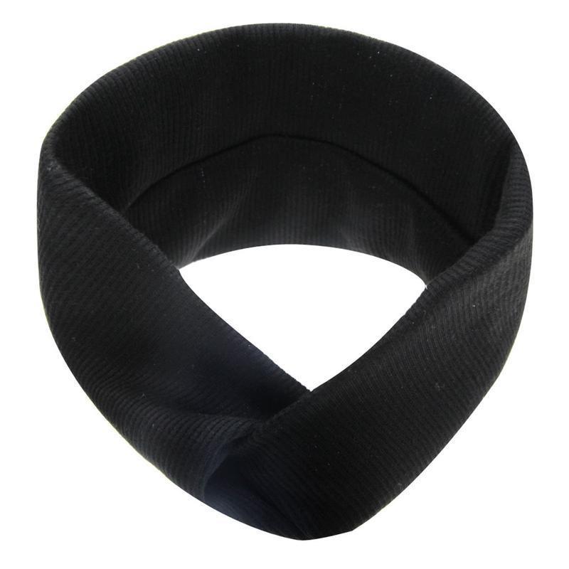 Новая однотонная повязка на голову с узлом для маленьких девочек, эластичные повязки на голову, милый цветной головной убор