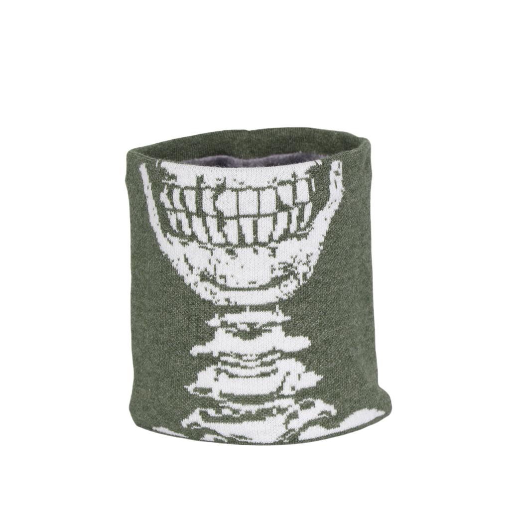 Мужской Женский Кашемировый Утепленный Зимний Шейный Платок Хэллоуин Вечеринка Лицо Черепа Полотенце Ветрозащитный Гейтер для Шеи Чехол Модный Теплый Шарф