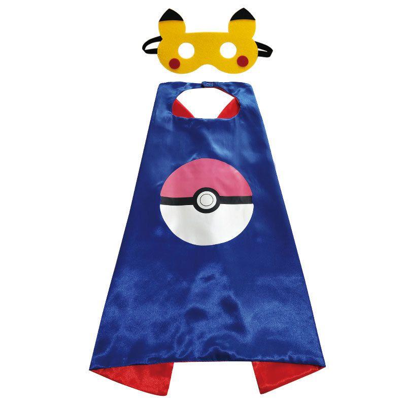 Набор детских плащей супергероев ярких цветов и из высококачественных тканей для веселой игры