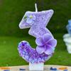 Birthday Candle Cake Topper Colour Changing Creative Number 0-9 Candle Flowers Digital Candles Girl Birthday Party Decoration