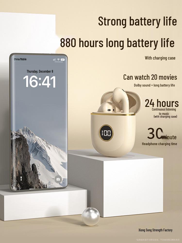 2025 Noise-Cancelling In-Ear Wireless Bluetooth Headphones with Long Battery Life