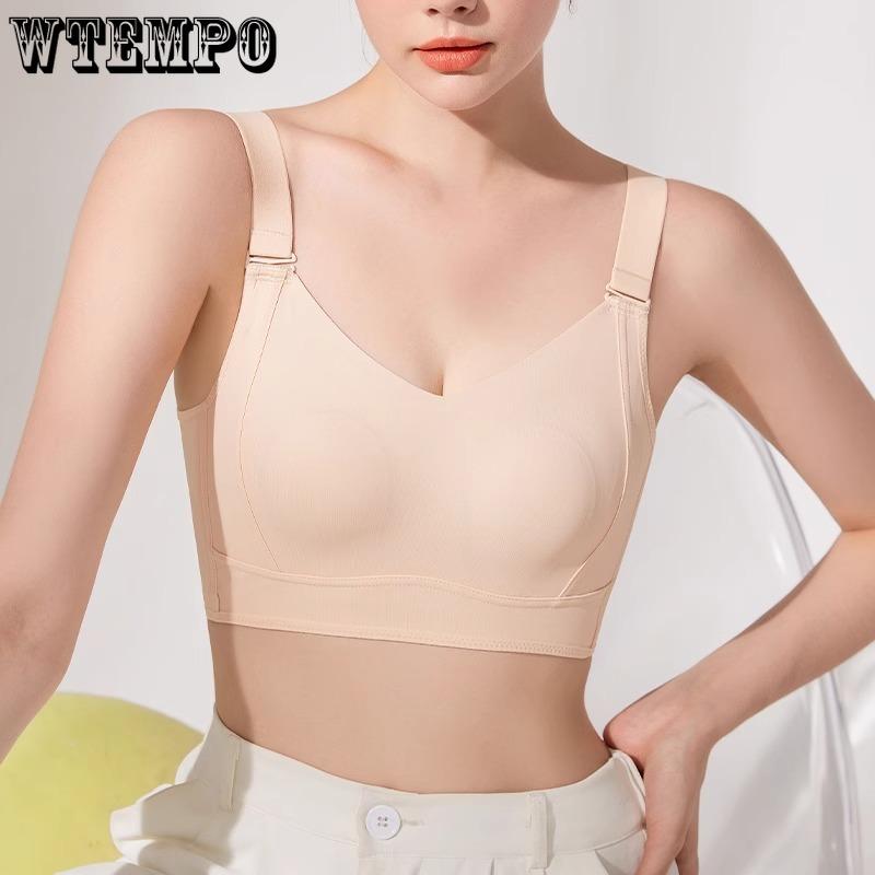 Summer Seamless Bra Women's Thin Underwear Comfortable Without Steel Rings Full Cup Women's Bra
