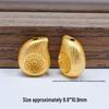S925 Silver Ancient Gold Four-Leaf Clover Spacer Beads for DIY Jewelry: Bracelet & Necklace Craft Accessories.
