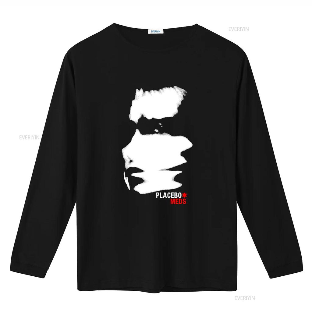Vintage 00s Placebo Meds Studio Album Inspired Brian Molko Alternative Rock Band T Shirt Size XL vintage Washed graphic