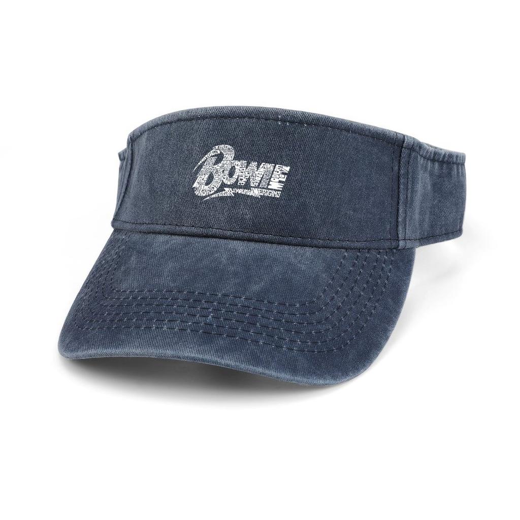 Дэвид Рок-звезда певец солнцезащитный козырек дырявый топ ковбойские шляпы унисекс женские спортивные бейсбольные теннисные кепки для гольфа с открытым верхом шляпа на заказ