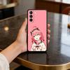 F-FuwaMoco-CO Phone Case For Samsung S25,24,23,22,30,21,10,9,Ultra,Plus,Lite,FE,4,5 G Soft Black Case
