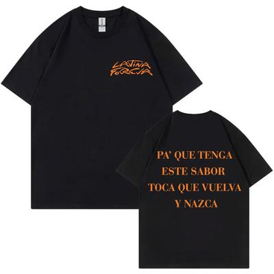 Karol G Tropicoqueta Latina Foreva Мерч Футболка Мужская Женская Одежда Мода Хип-Хоп Футболка Летняя Повседневная Футболки с коротким рукавом