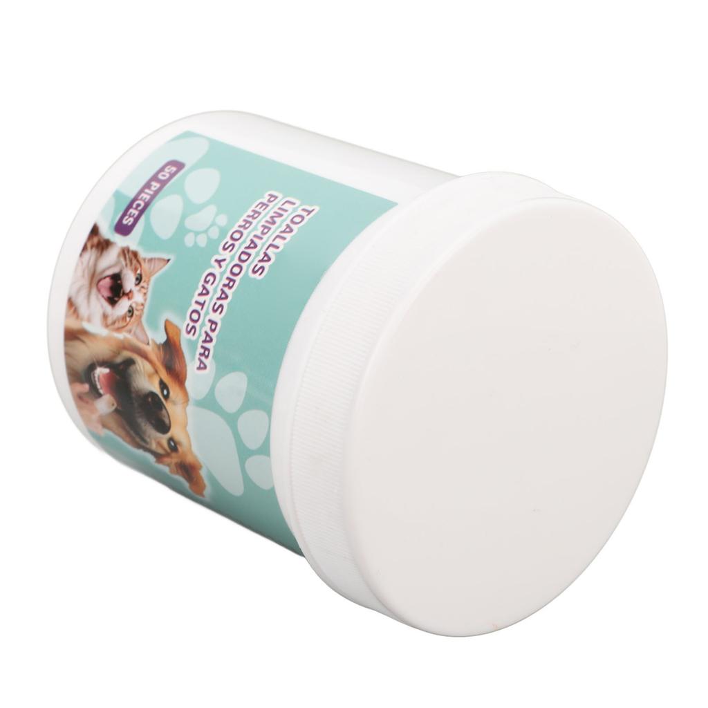 3 Bottle 50pcs Dog Teeth Cleaning Wipes Cat Teeth Cleaning Finger Wipes Tartar Removal Pet Oral Cavity Finger Wipes for Pet