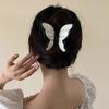 Sweet Butterfly Hair Claw Clips Women Fashion Acrylic Grab Clips Girls Retro Headwear Ins Clip Hair Accessories