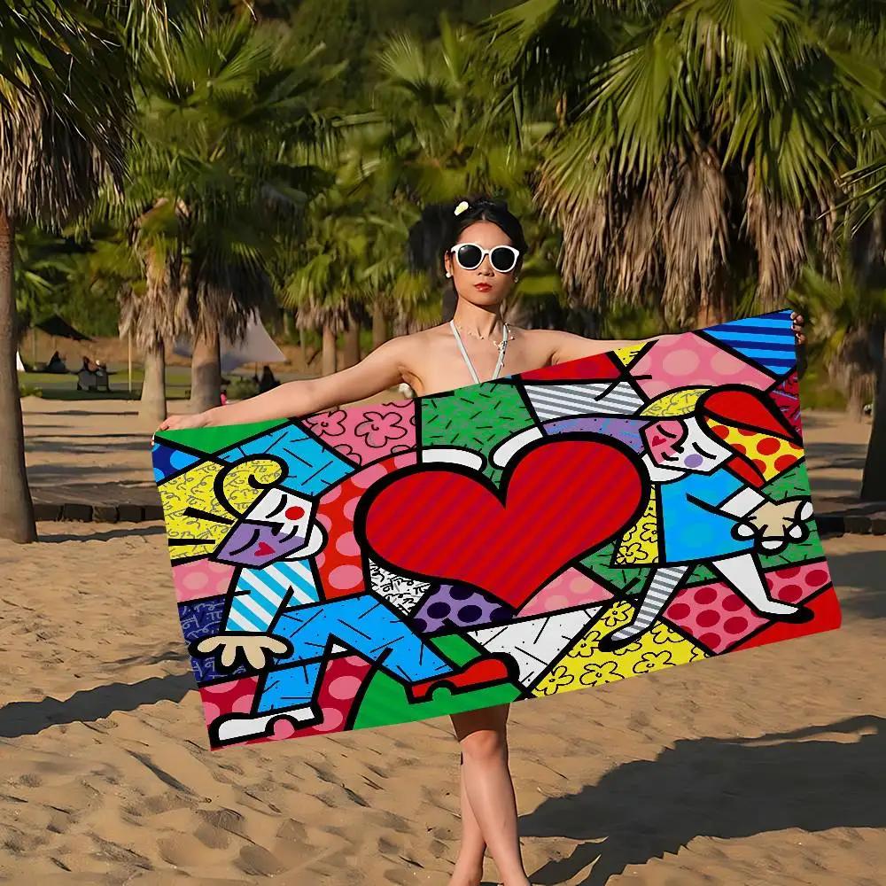Britto Art Большие Микрофибровые Пляжные Полотенца Быстросохнущее Полотенце Песочные Пляжные Полотенца Полотенце для Бассейна Для Путешествий Пляж Бассейн Йога