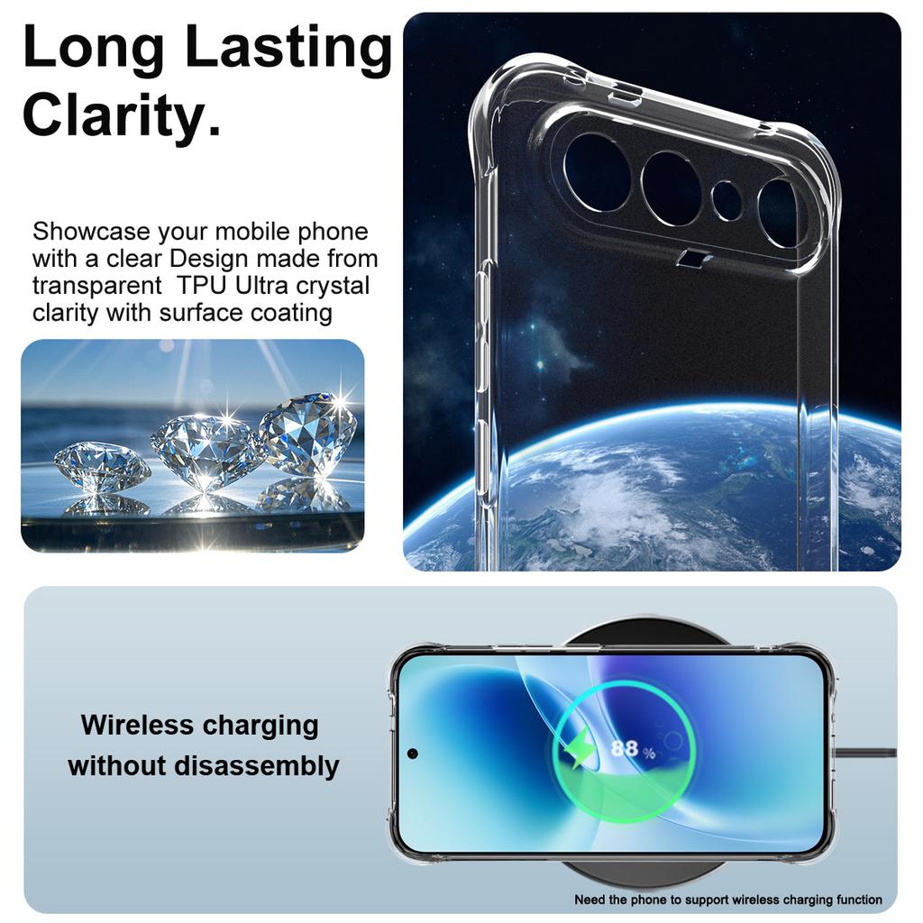 IMAK Чехол для vivo S50 Pro mini 5G, ТПУ Чехол для телефона, Подушка безопасности, Ударопрочная Защита