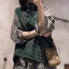 Johnature Women Vintage Vests Tops Autumn Solid Color Button Chinese Style High Quality Female Tops