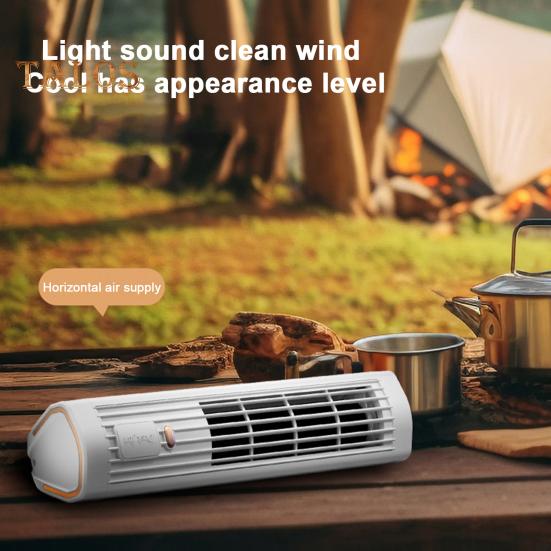 Portable Tower Bladeless Fan Air Conditioner with 3 Speeds Strong Airflow Quiet Operation Vertical Horizontal Desk Fan