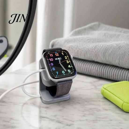Watch Display for Showcase 3D Printed Smartwatch Stand, Minimalist Desk Holder Apple Samsung Collectible Art Stand Watch, PLA Charging, Home